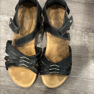 Black Strappy Sandals